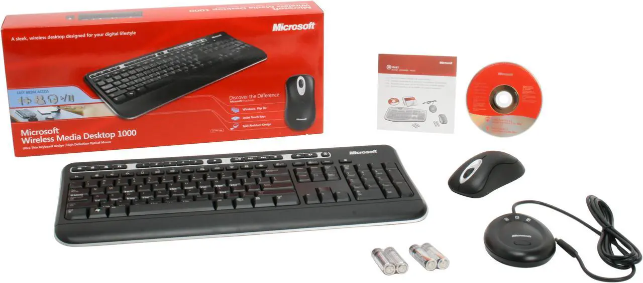 Alt view image 9 of 9 - Microsoft Wireless Media Desktop 1000
