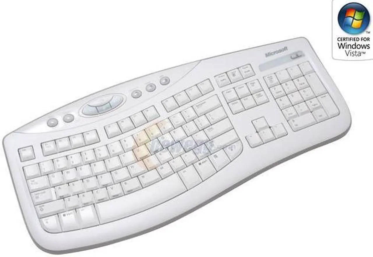Microsoft Comfort Curve 2000 B2L00026 White Wired Keyboard