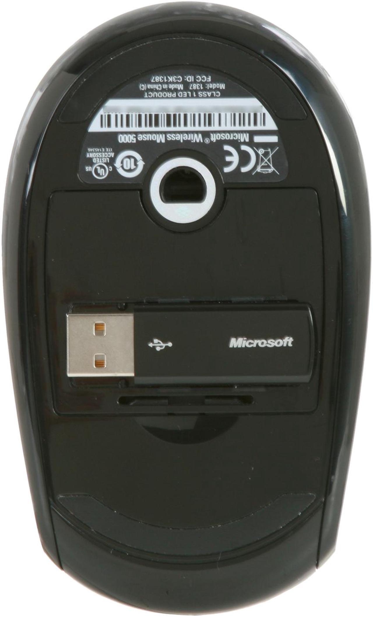 Alt view image 6 of 8 - Microsoft Wireless Comfort Desktop 5000 CSD-00001 Black 104 Normal Keys USB RF Wireless Ergonomic Keyboard & Mouse