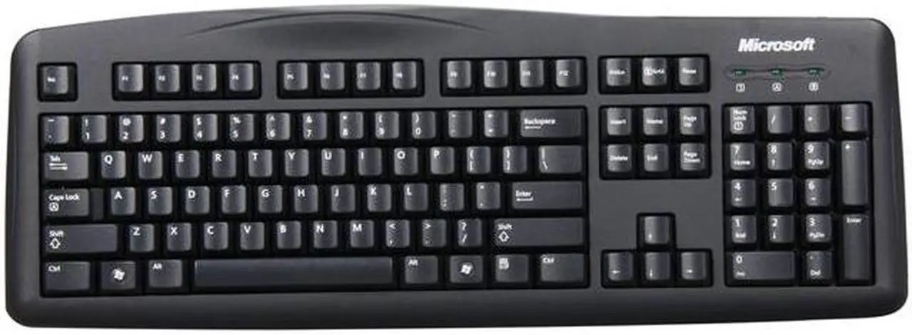 Alt view image 2 of 4 - Microsoft JWD-00046 Black USB Wired Standard Keyboard 200
