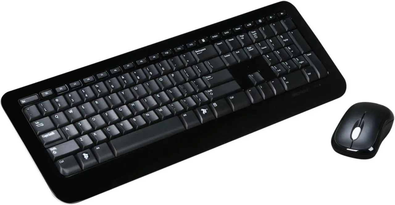 Main image of Microsoft Desktop 800 2LF-00001 Black USB RF Wireless Keyboard & Mouse
