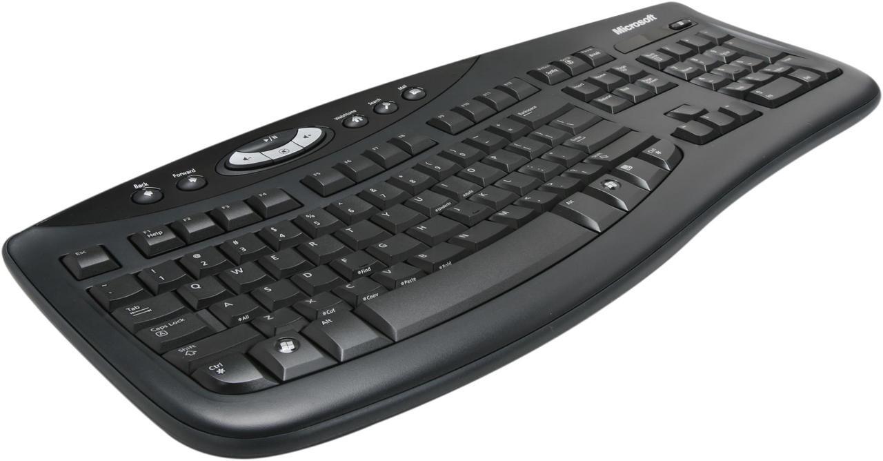 Main image of Microsoft Comfort Curve Keyboard 2000 7FH-00001 Black USB Wired Ergonomic Keyboard