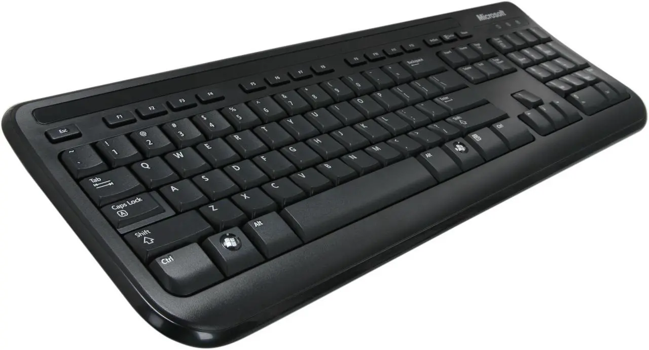 Main image of Microsoft Keyboard 400 7YH-00001 Black USB Wired Keyboard