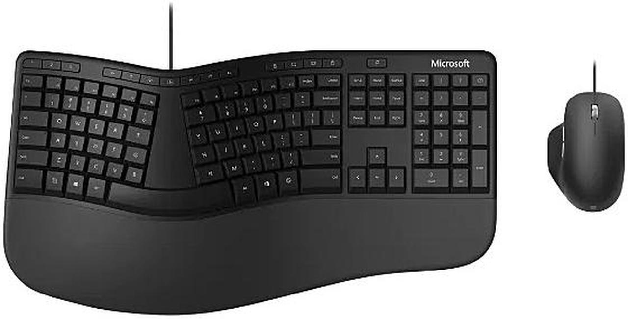 Microsoft Ergonomic Desktop Business Win32 USB French RJY-00002 Black USB Wired Keyboard