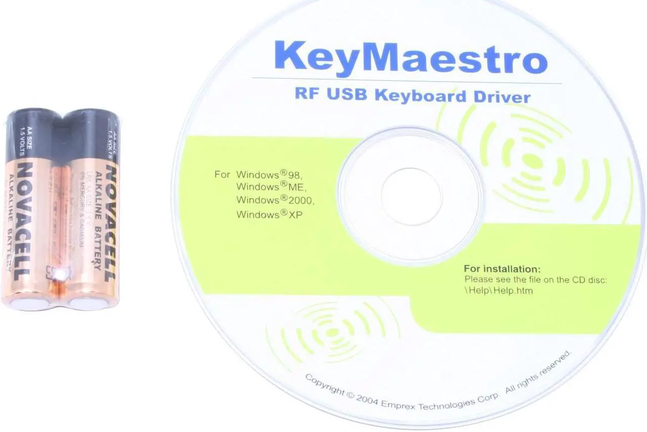 Alt view image 4 of 5 - BTC 9116URF Gray 87 Normal Keys 9 Function Keys RF Wireless Mini Wireless Internet Keyboard With Dual Mode Joystick Mouse