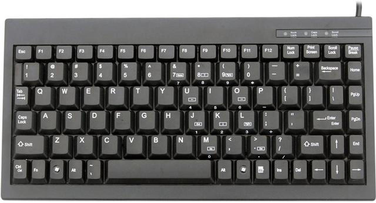 SOLIDTEK MINI-KEYBOARD, USB, BLACK, FRENCH CANADIAN LAYOUT