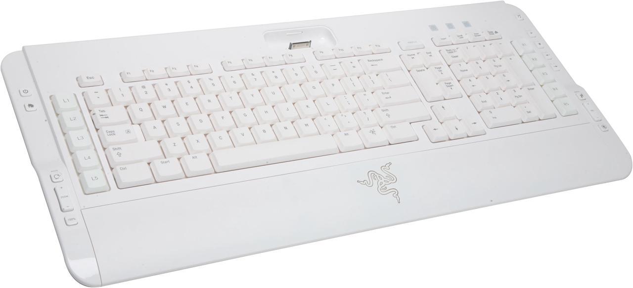 RAZER Pro|Type White 23 Function Keys USB Wired Standard Keyboard