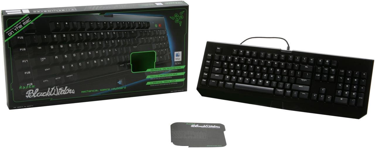 Alt view image 4 of 4 - RAZER BlackWidow Black Wired Mechanical Gaming Keyboard – MAC Edition