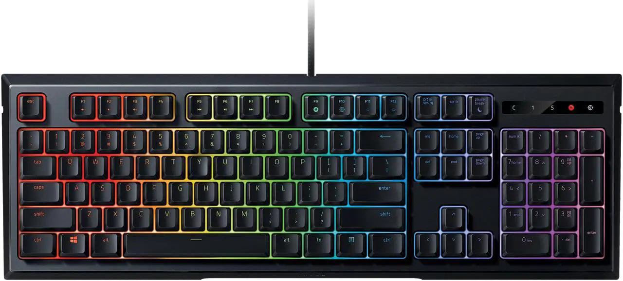 Alt view image 5 of 6 - Razer Ornata Chroma - RGB Mecha-Membrane Gaming Keyboard with Mid-Height Keycaps - RZ03-02040200-R3U1