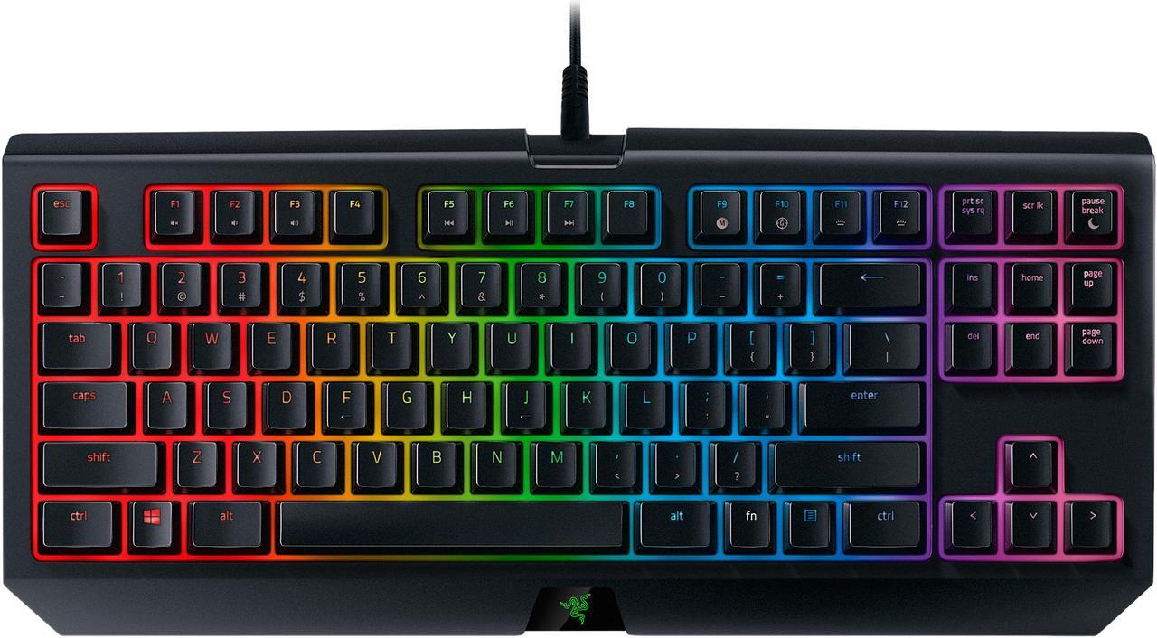 Main image of Razer BlackWidow Tournament Edition Chroma V2 - RGB Ergonomic Mechanical Gaming Keyboard with Tactile and Clicky Razer Green Switches - RZ03-02190200-R3U1