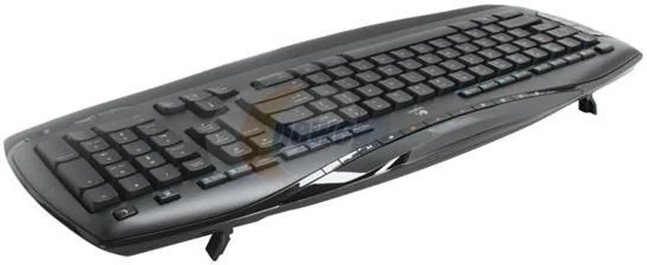 Alt view image 3 of 6 - Logitech MX 3200 Black 103 Normal Keys Cordless Standard Desktop Laser