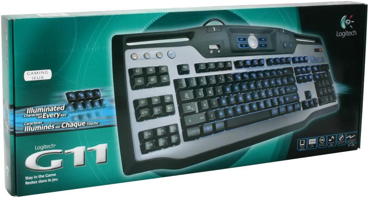 Alt view image 8 of 8 - Logitech G11 Gaming Keyboard
