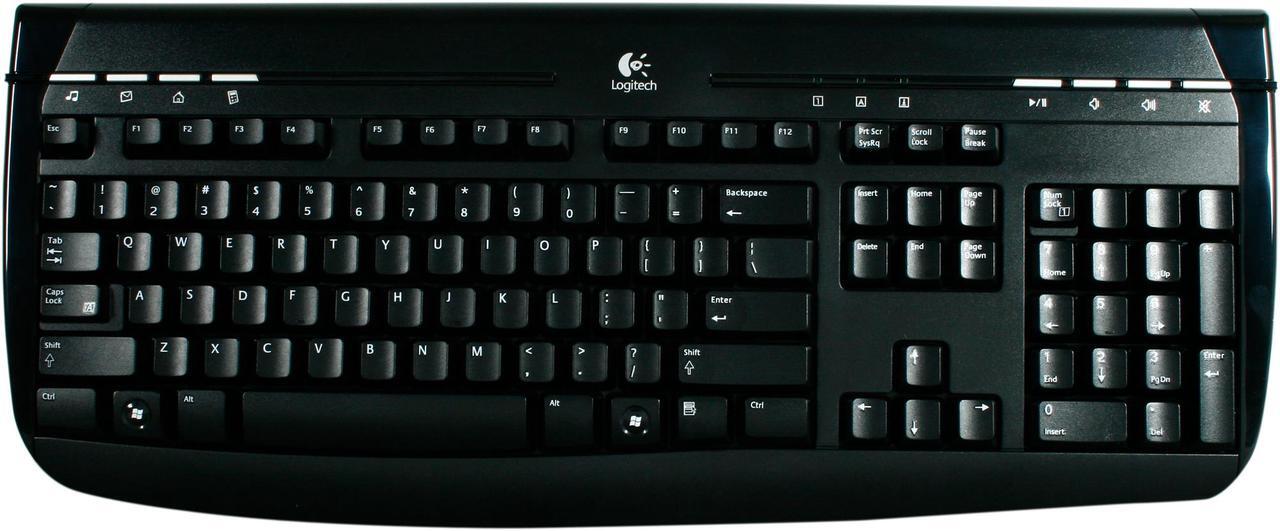 Alt view image 2 of 7 - Logitech Internet 350 Black 104 Normal Keys 8 Function Keys USB Standard Desktop - OEM