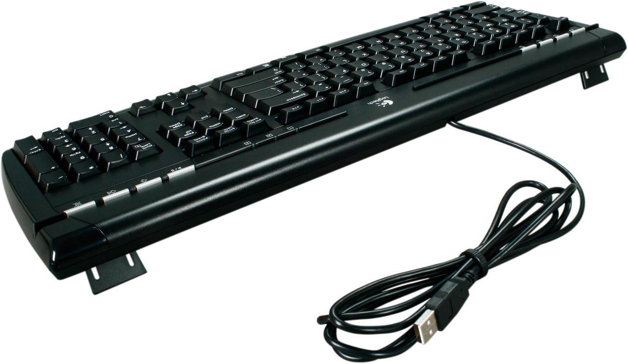 Alt view image 3 of 7 - Logitech Internet 350 Black 104 Normal Keys 8 Function Keys USB Standard Desktop - OEM