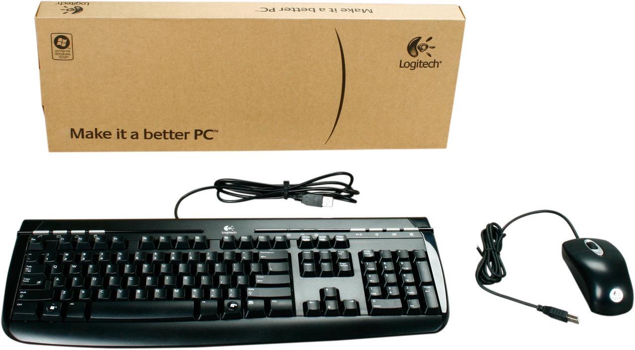 Alt view image 7 of 7 - Logitech Internet 350 Black 104 Normal Keys 8 Function Keys USB Standard Desktop - OEM