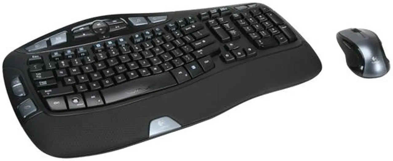 Main image of Logitech 920-000264 Black 104 Normal Keys 14 Function Keys Cordless Ergonomic Desktop Wave
