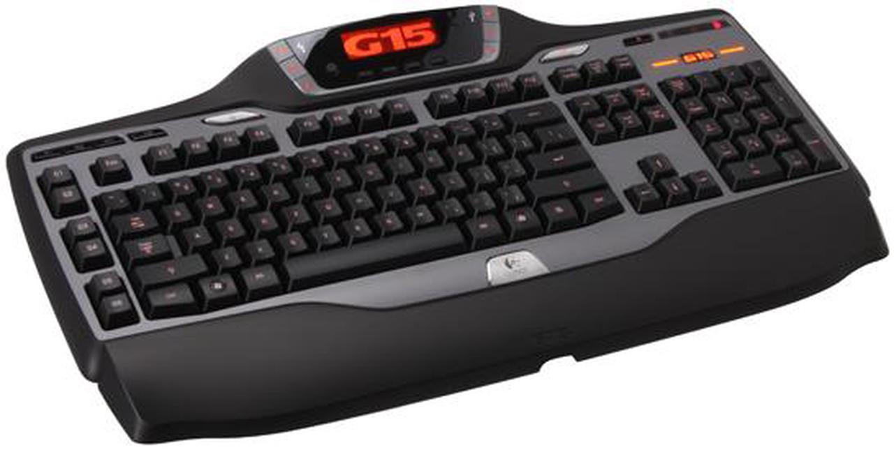 Logitech G15 2-Tone 104 Normal Keys USB Wired Standard Gaming Keyboard