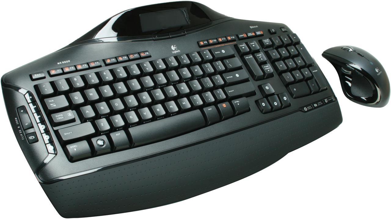 Logitech MX 5500 Revolution Black Bluetooth Cordless Desktop Standard keyboard & Mouse Kit