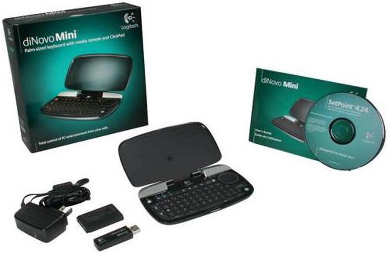 Alt view image 4 of 4 - Logitech diNovo Mini Black 63 Normal Keys Bluetooth Wireless Mini Keyboard
