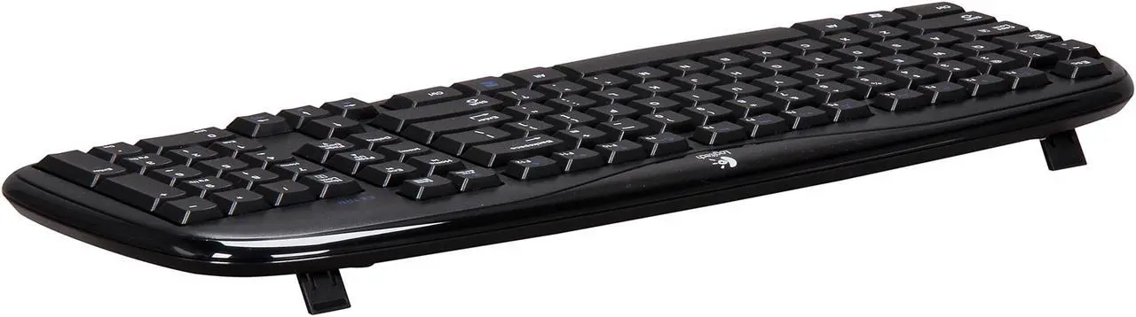 Alt view image 3 of 7 - Logitech Cordless Desktop EX 100 Black 102 Normal Keys USB RF Wireless Standard Keyboard and Mouse