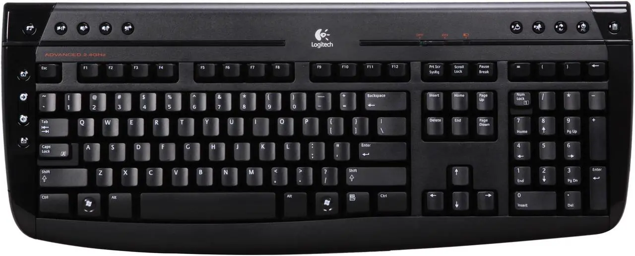 Alt view image 2 of 4 - Logitech K320 Black 104 Normal Keys Wireless Standard Keyboard