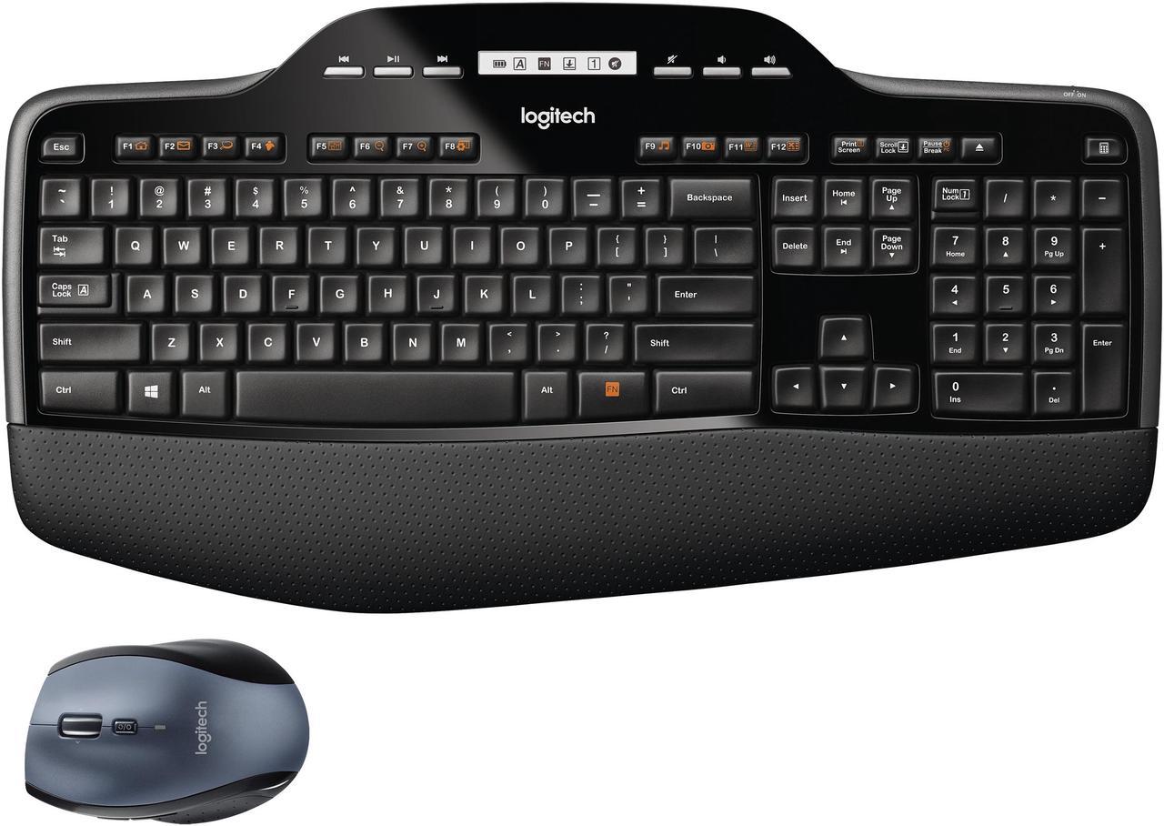 Logitech MK710 2.4GHz Wireless Keyboard and Mouse Combo - Black