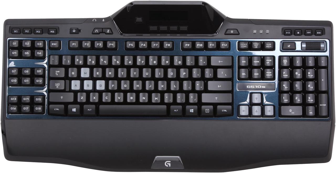 Alt view image 2 of 4 - Logitech Recertified 920-004967 G510s Gaming Keyboard with Game Panel LCD Screen