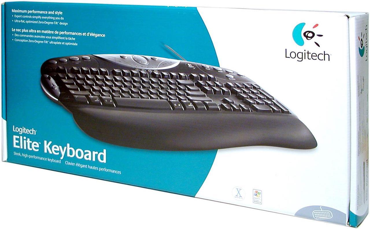 Alt view image 3 of 3 - Logitech Elite 967234-0403 Black 104 Normal Keys 19 Function Keys USB or PS/2 Wired Standard Keyboard