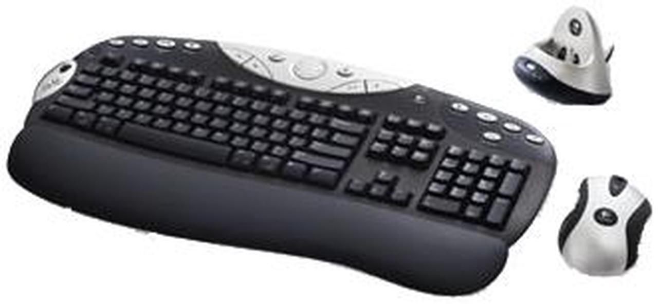 Main image of Logitech Cordless MX Duo 967300-0403 Black 104 Normal Keys 12 function keys + 1 wheel Function Keys RF Wireless Standard Keyboard