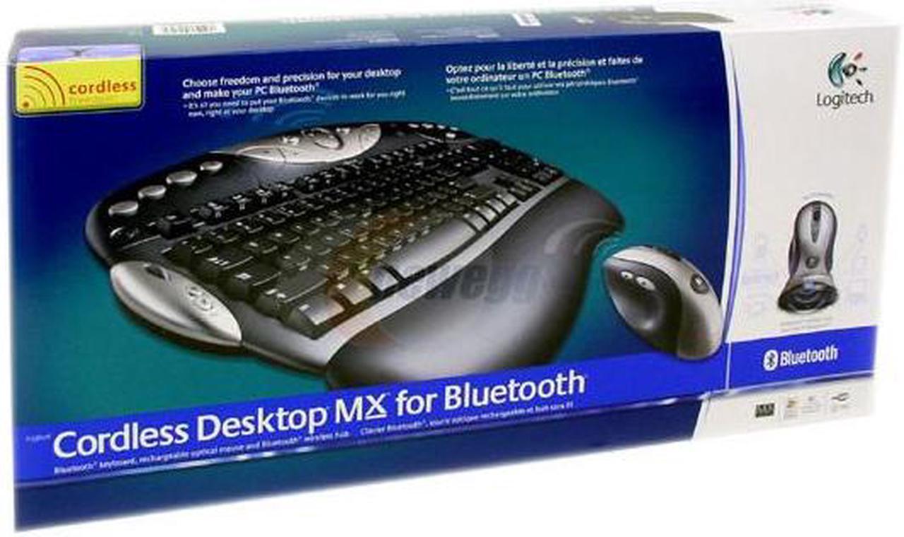 Alt view image 3 of 3 - Logitech Cordless Desktop 967301-0403 Black 104 Normal Keys Function Function Keys Bluetooth Wireless Standard Keyboard