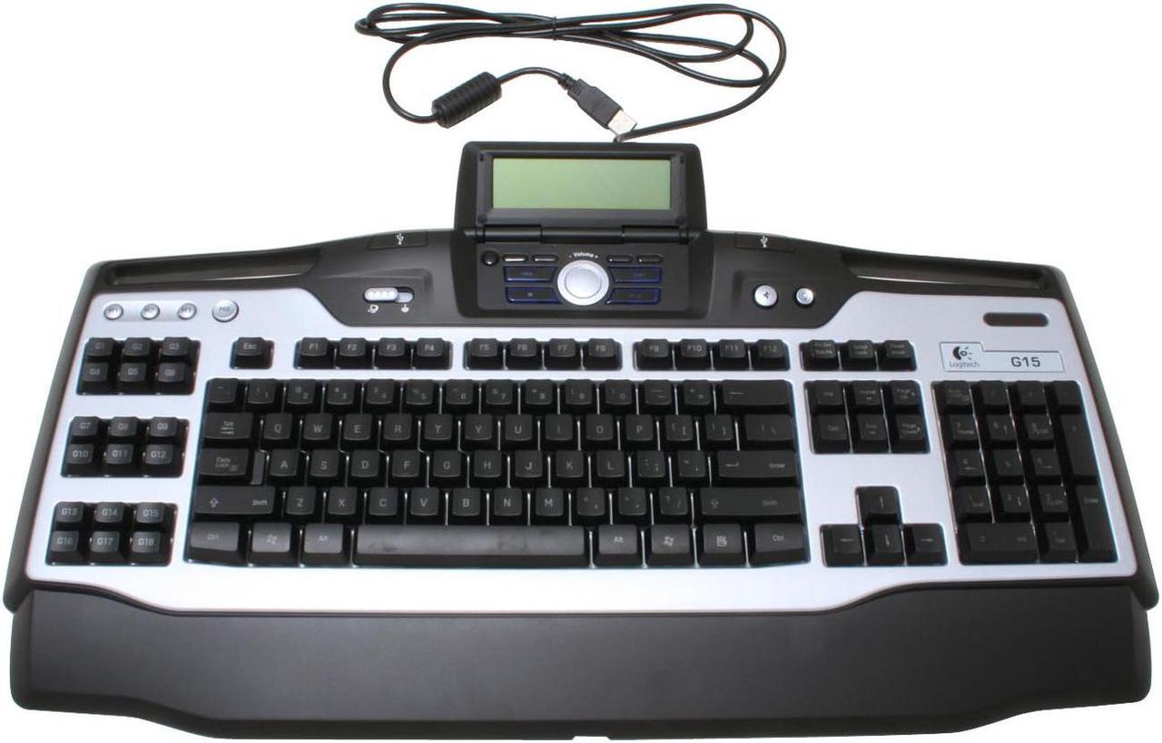 Alt view image 2 of 5 - Logitech G15 2-Tone 104 Normal Keys 34 Function Keys USB Wired Standard Keyboard