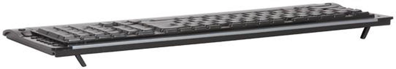 Alt view image 3 of 10 - Logitech S 510 Silver/Black 104 Normal Keys 14 Function Keys RF Wireless Slim Cordless Desktop