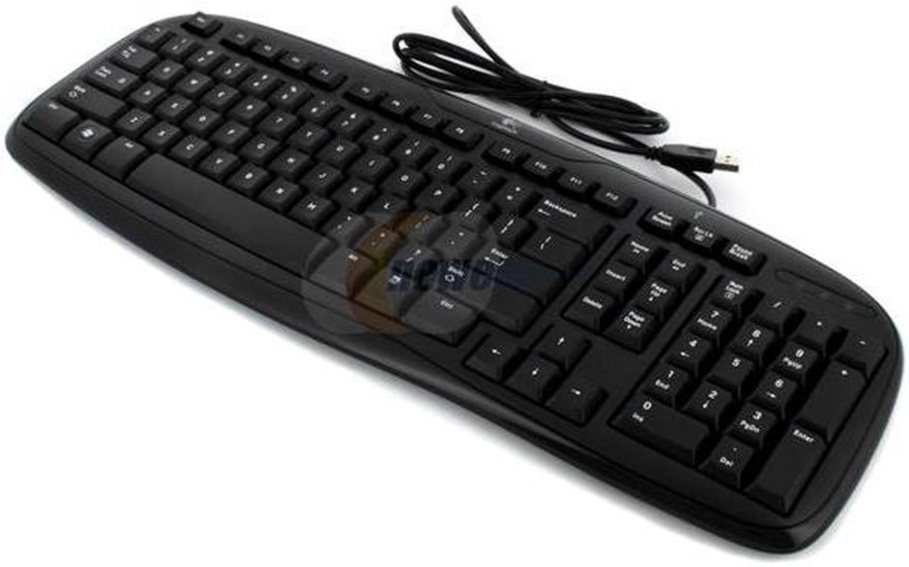 Logitech Classic Keyboard 200 Black USB Wired Standard Keyboard