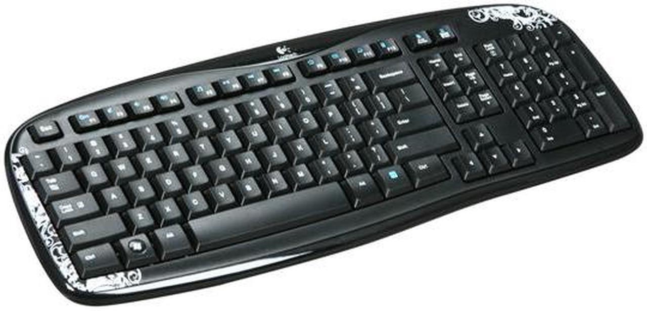 Logitech K250 920-002825 Black USB RF Wireless Standard Keyboard