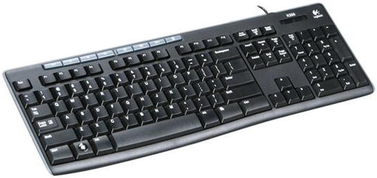 Logitech K200 Black 8 Function Keys USB Wired Standard Keyboard for Business