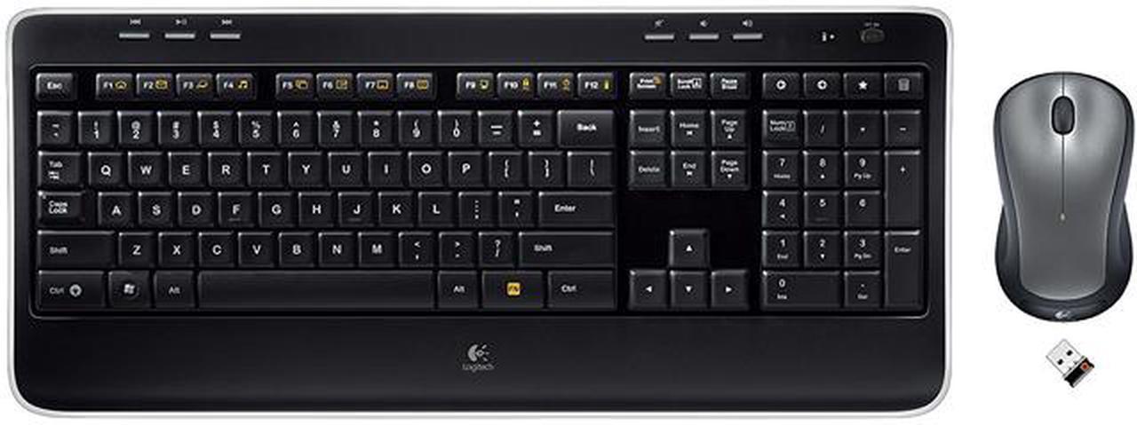 Logitech MK520 Wireless Keyboard and Mouse Combo — Keyboard and Mouse, Long Battery Life, Secure 2.4GHz Connectivity