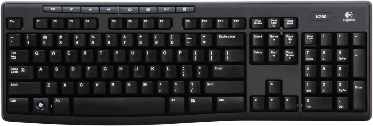 Alt view image 2 of 7 - Logitech Wireless Combo MK260 920-002950 Black 8 Hot Keys USB RF Wireless Standard Keyboard and Mouse