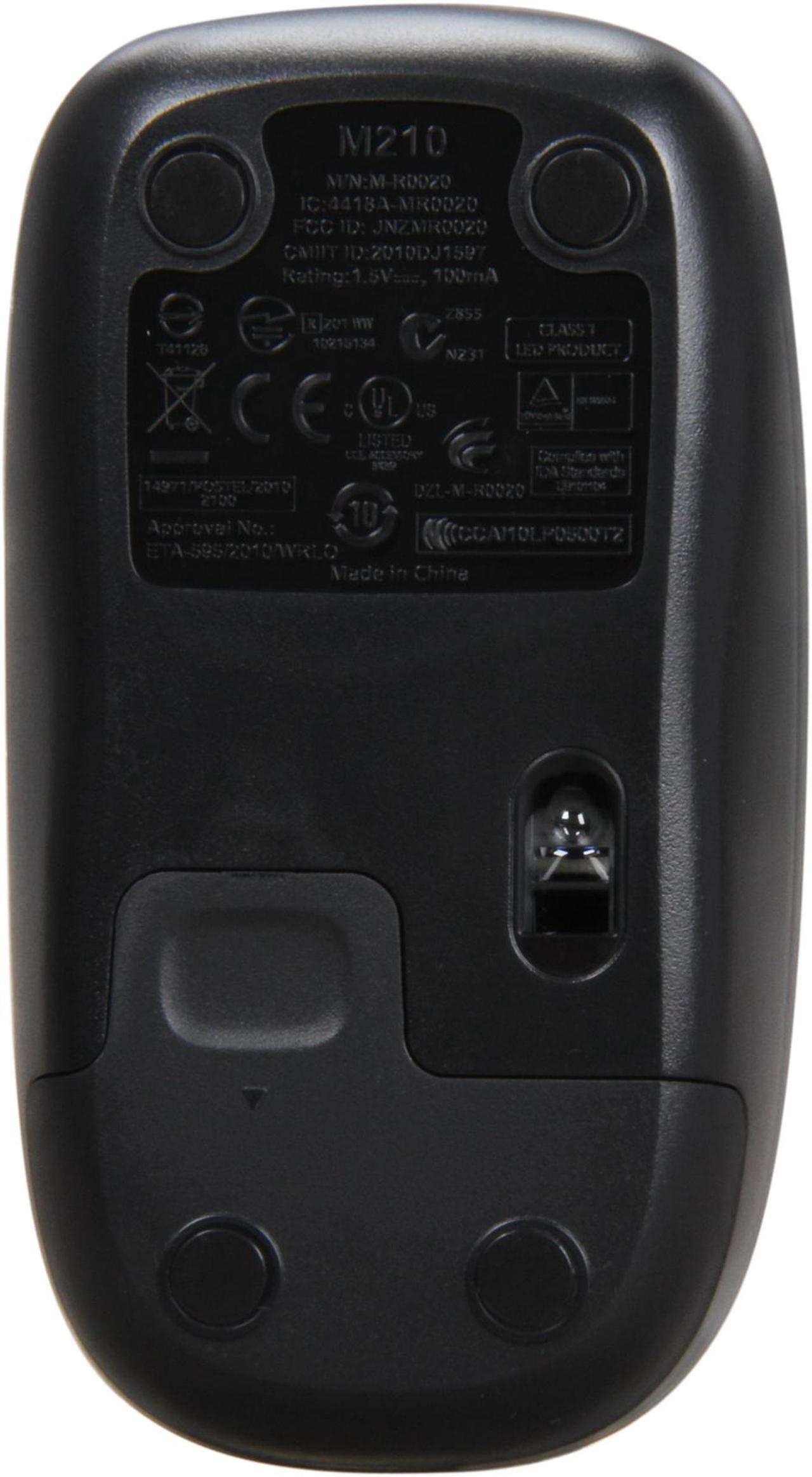 Alt view image 6 of 7 - Logitech Wireless Combo MK260 920-002950 Black 8 Hot Keys USB RF Wireless Standard Keyboard and Mouse