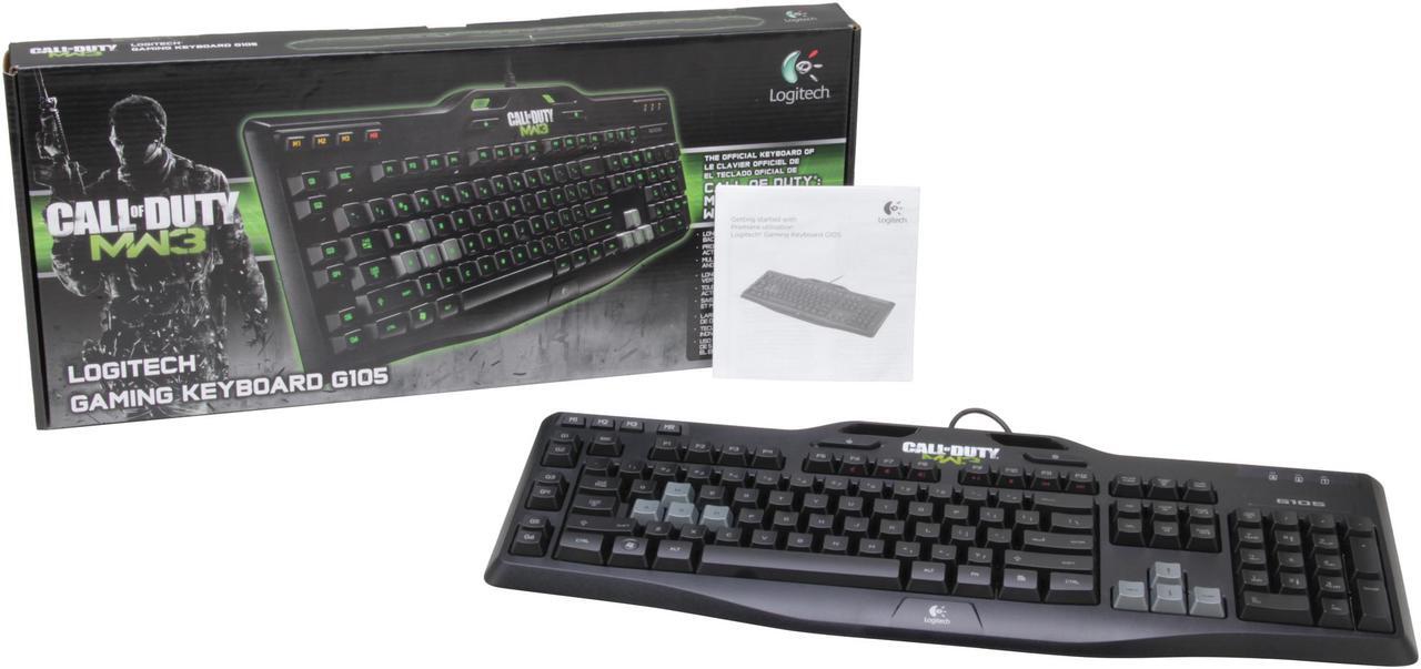 Alt view image 4 of 4 - Logitech G105 Call of Duty: MW3 Edition Keyboard