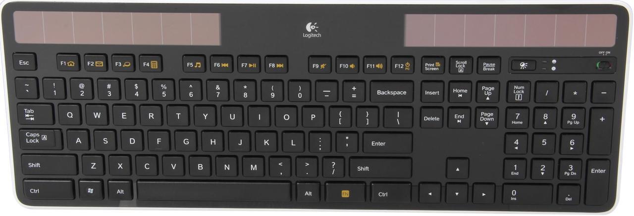 Alt view image 2 of 3 - Logitech Certified Refurbished K750 (920-002912) Wireless Solar Keyboard - Black