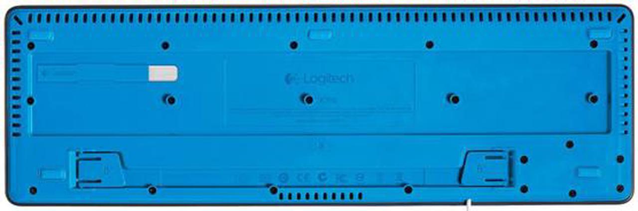 Alt view image 6 of 6 - Logitech K310 920-004033 Wired Washable Keyboard - Black/White