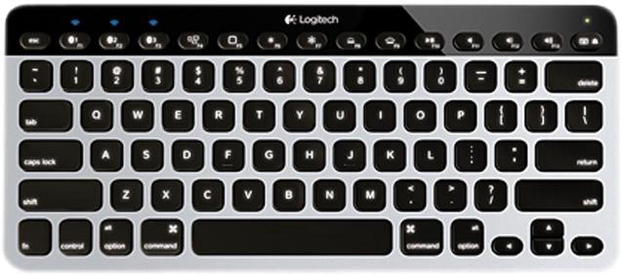 Logitech Easy-Switch Keyboard 920-004161 Bluetooth Wireless Slim Keyboard