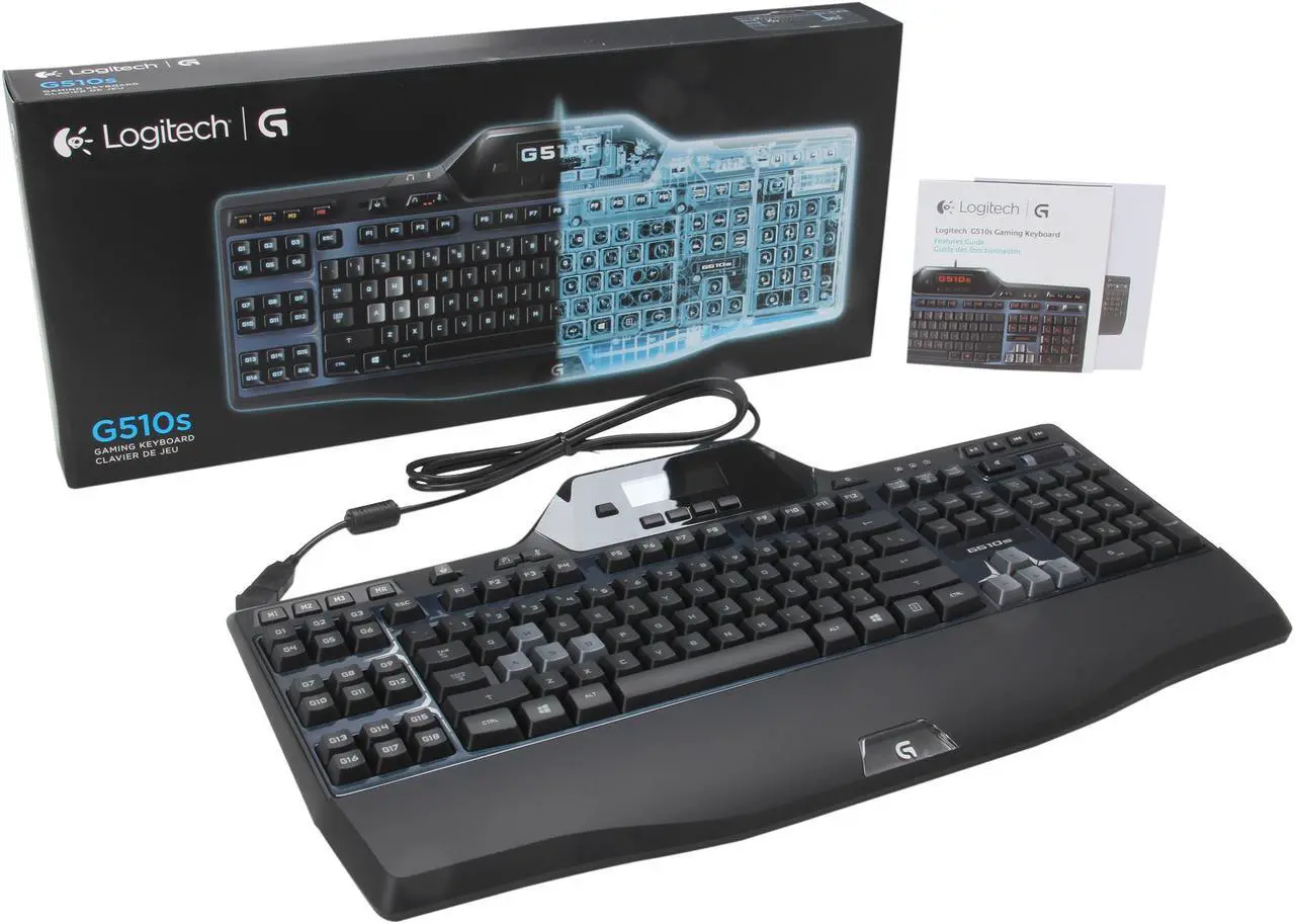 Alt view image 4 of 4 - Logitech G510s Illuminated USB Gaming Keyboard