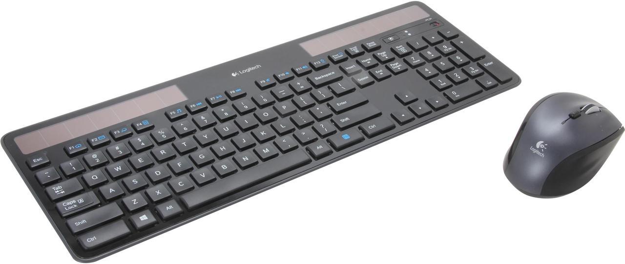 Logitech Recertified 920-004861 MK750 Wireless Solar Keyboard and Marathon Mouse Combo