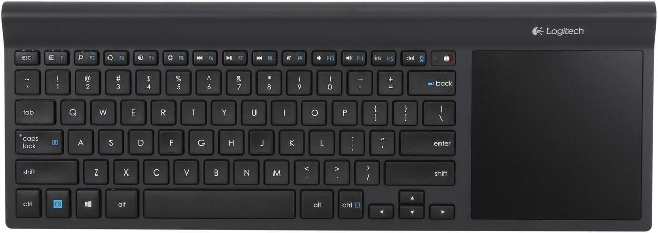 Alt view image 2 of 4 - Logitech Wireless All-in-One Keyboard TK820 920-005108 USB RF Wireless Slim Keyboard with Built-in Touch Pad