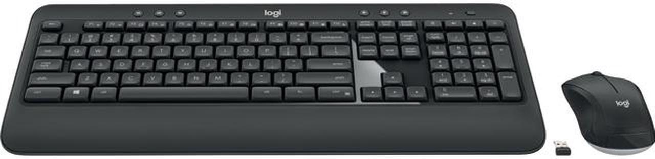 Logitech MK540 ADVANCED 920-008685 Black USB RF Wireless Slim MK540 ADVANCED Wireless Keyboard and Mouse Combo