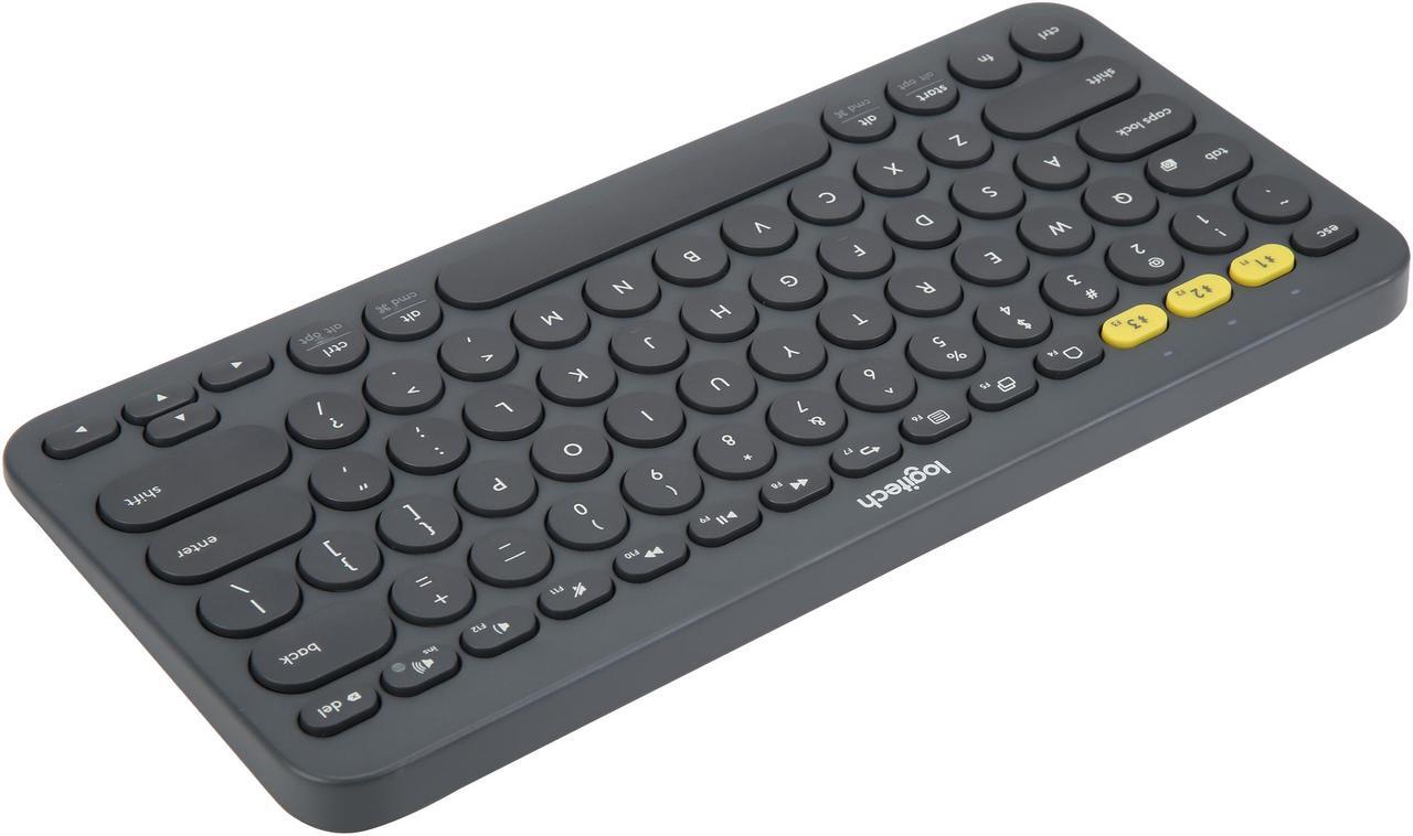 Alt view image 5 of 7 - Logitech K380 Multi-Device Bluetooth Keyboard – Windows, Mac, Chrome OS, Android, iPad, iPhone, Apple TV Compatible – with Flow Cross-Computer Control and Easy-Switch up to 3 Devices – Dark Grey
