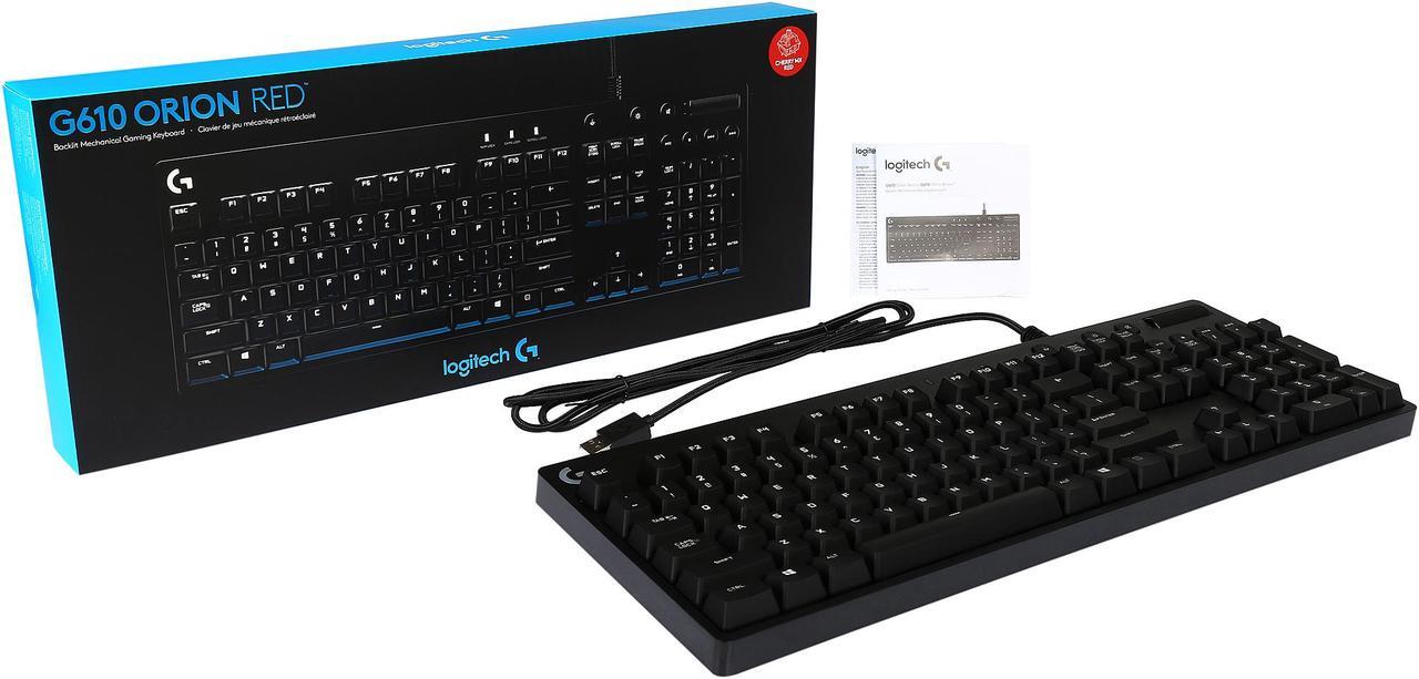 Alt view image 6 of 6 - Logitech G610 Orion Red, Mechanical Gaming Keyboard with White LED