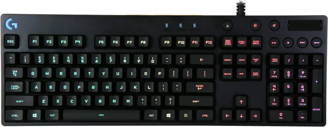 Main image of Logitech Certified Refurbished (920-007739) G810 Orion Spectrum RGB-LED Romer-G Mechanical Key Gaming Keyboard