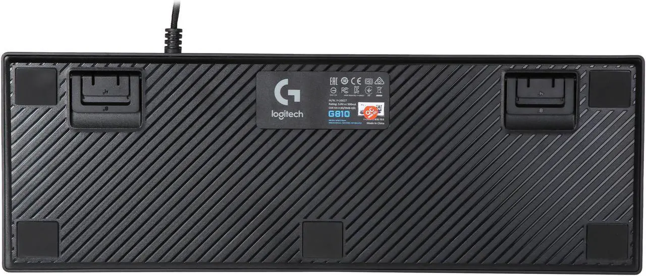 Alt view image 5 of 7 - Logitech Certified Refurbished (920-007739) G810 Orion Spectrum RGB-LED Romer-G Mechanical Key Gaming Keyboard